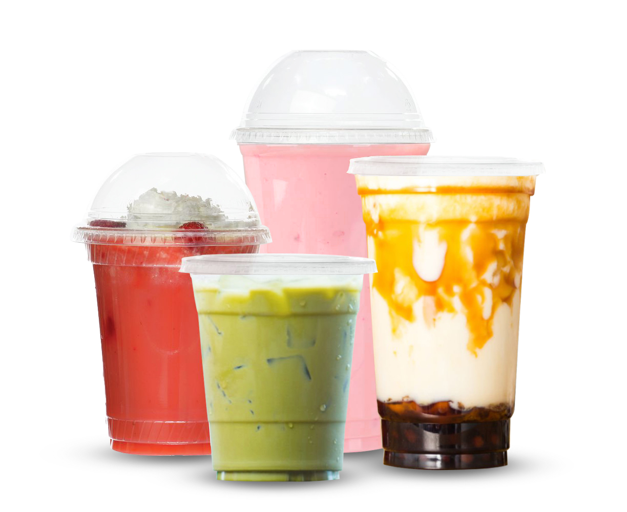 PET & RPET Cups and Lids